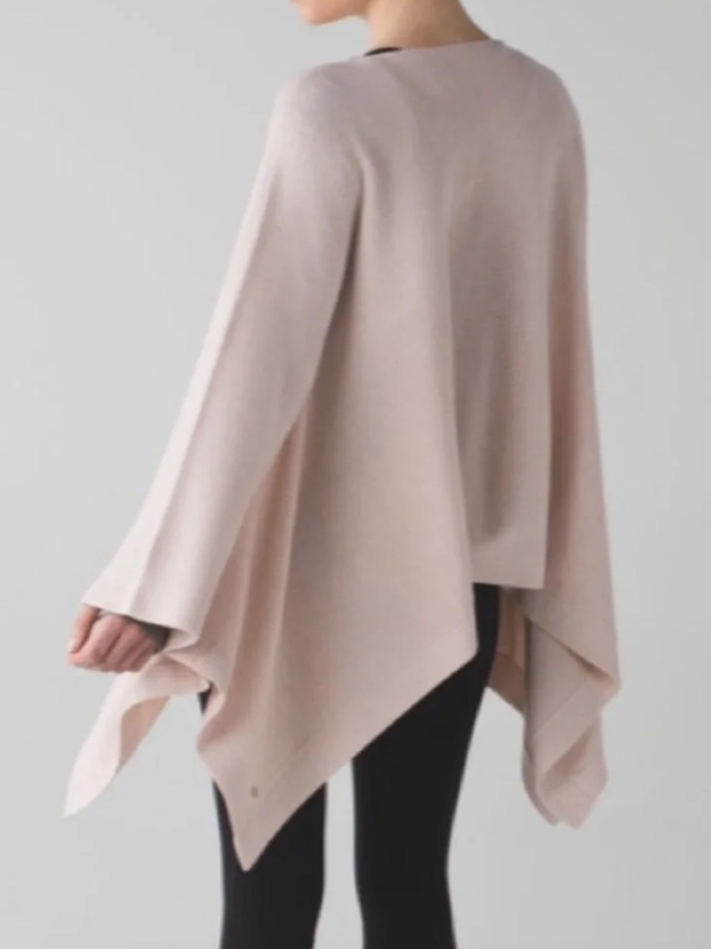 Lululemon Divinity Poncho One Size Heathered Pink
